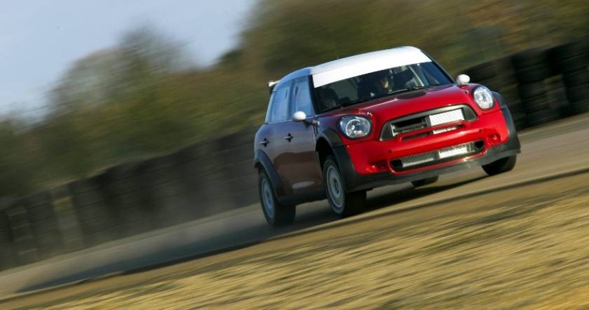 Το Mini WRC σε δοκιμές