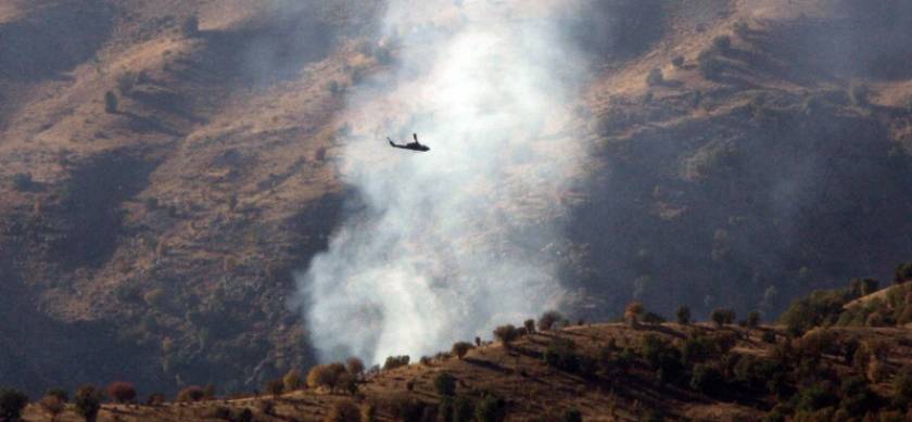 Βομβαρδισμός των ανταρτών του PKK