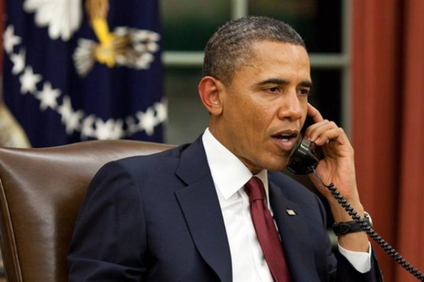 Τηλεφωνική επικοινωνία Ομπάμα - Λανγκάρντ
