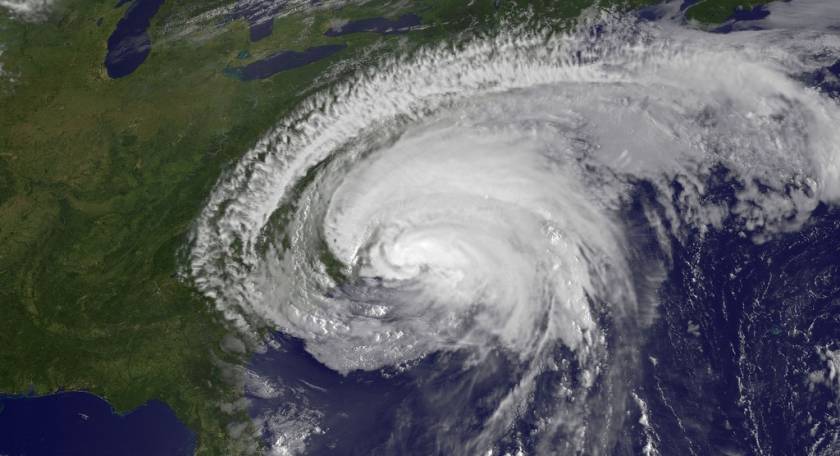 Εντυπωσιακές δορυφορικές φωτογραφίες του τυφώνα «Irene»