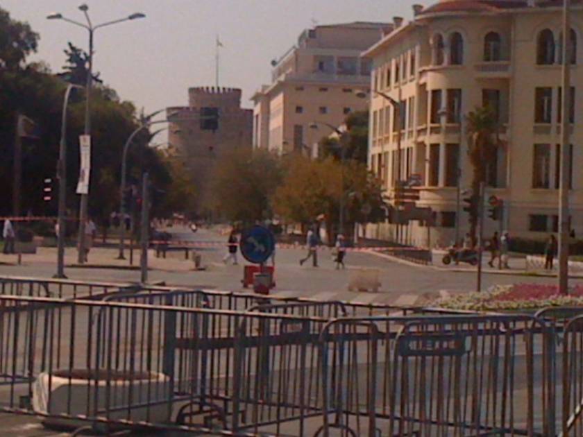 «Φρούριο» η Θεσσαλονίκη-«Άδειοι» οι δρόμοι