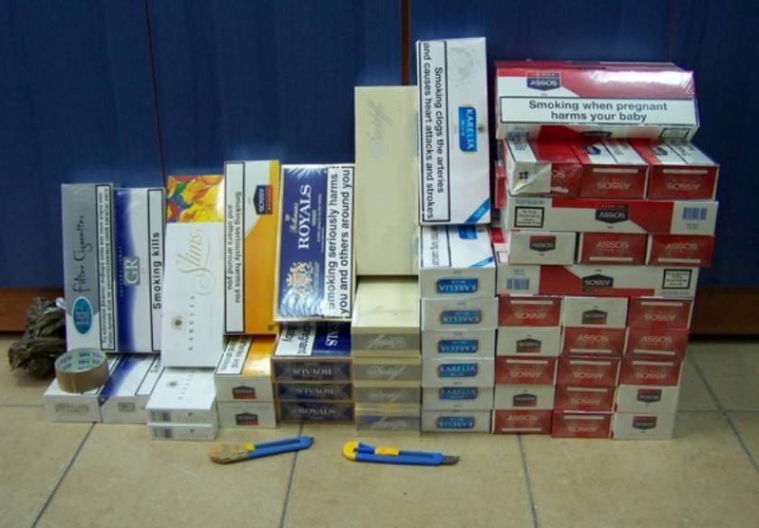 Χιλιάδες πακέτα λαθραία τσιγάρα στην Κατερίνη