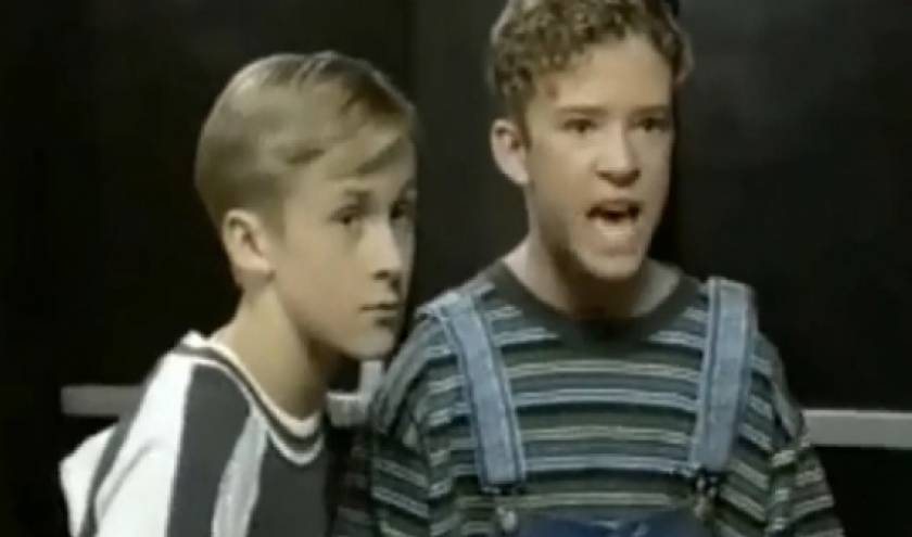 Ryan Gosling και Justin Timberlake στο Mickey Mouse Club το 1995!