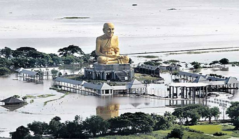 Πλημμύρισε και η αρχαία πρωτεύουσα της Ταϋλάνδης