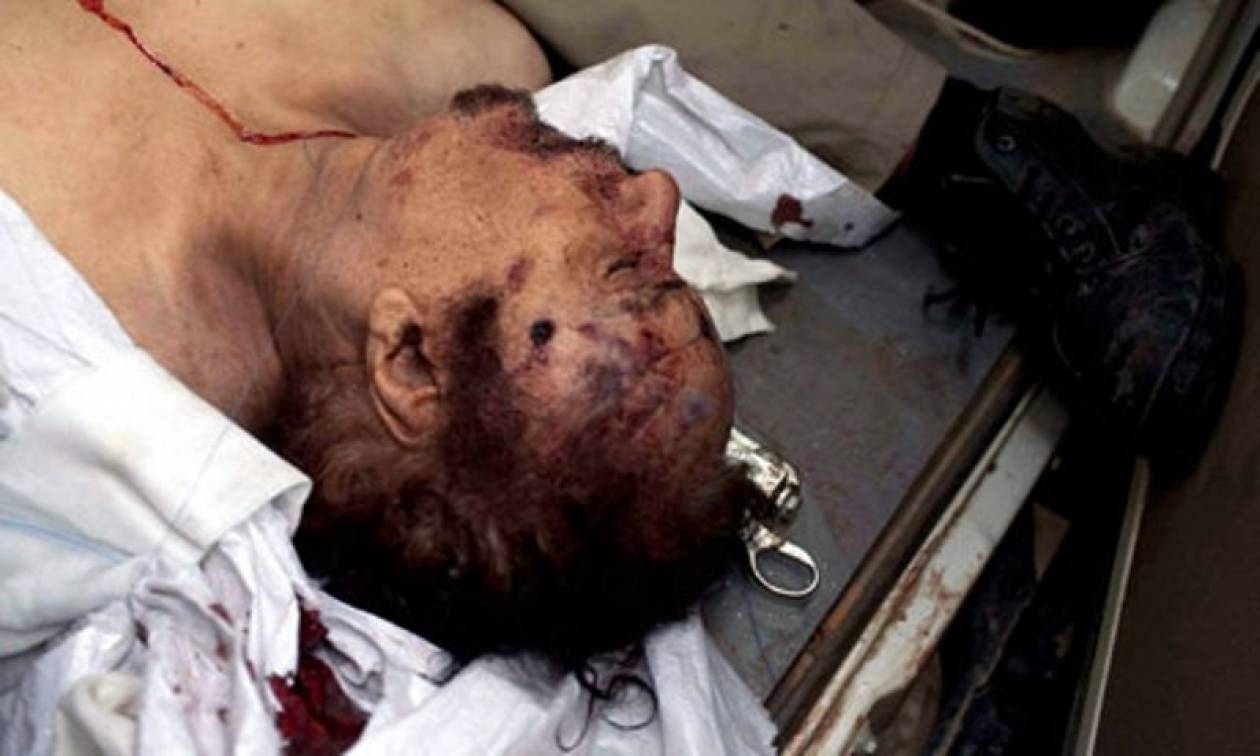 Νέα φωτογραφία του νεκρού Καντάφι