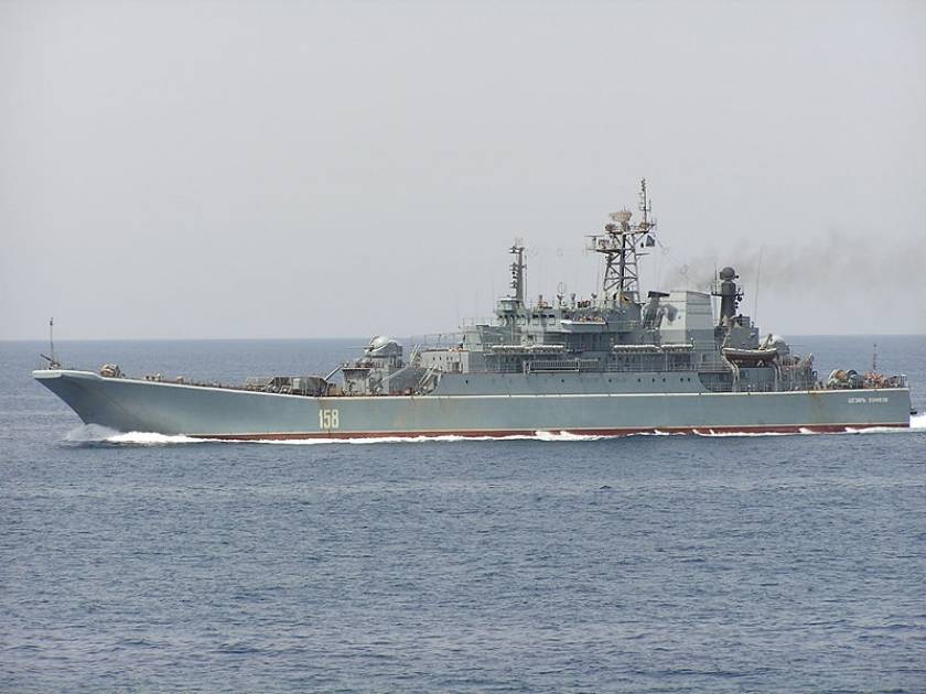 Ρωσικό αρματαγωγό στην Πύλο