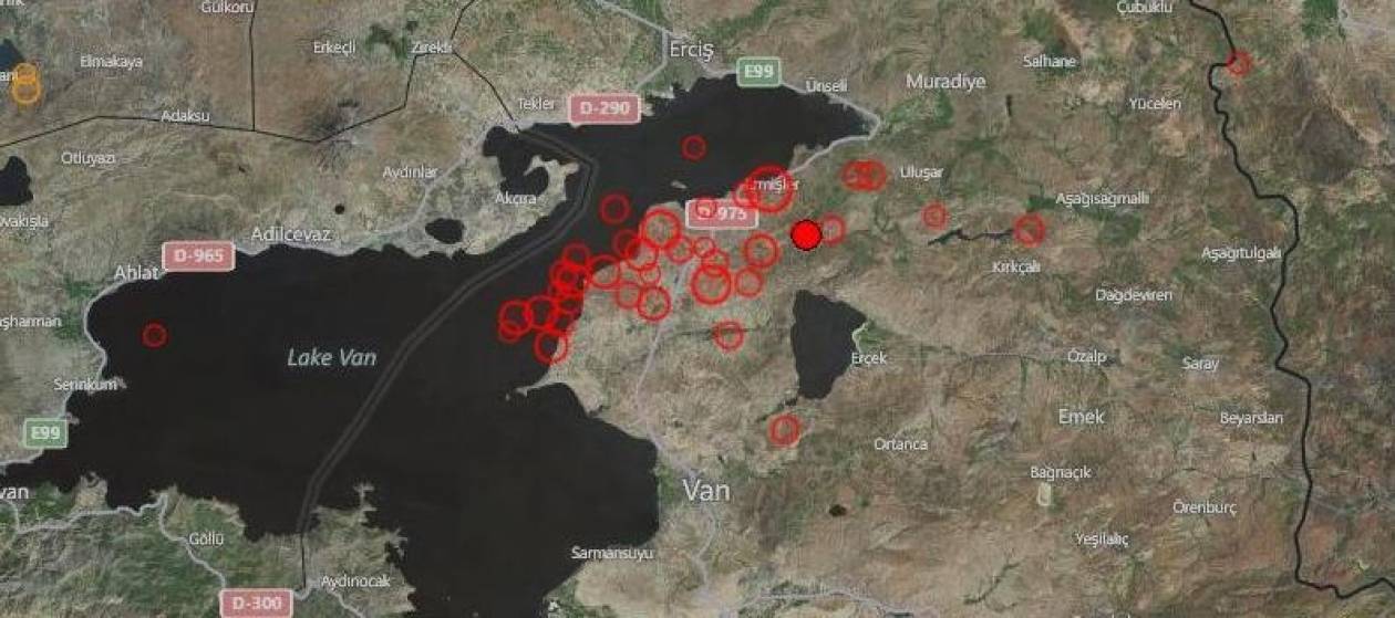 Σεισμός στην Τουρκία: 46 μετασεισμοί μέσα σε 3 ώρες!