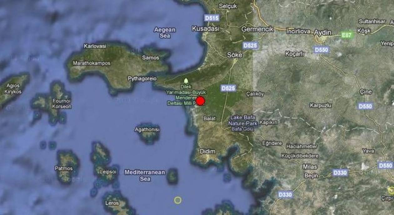 Σεισμός 3,8 στη δυτική Τουρκία
