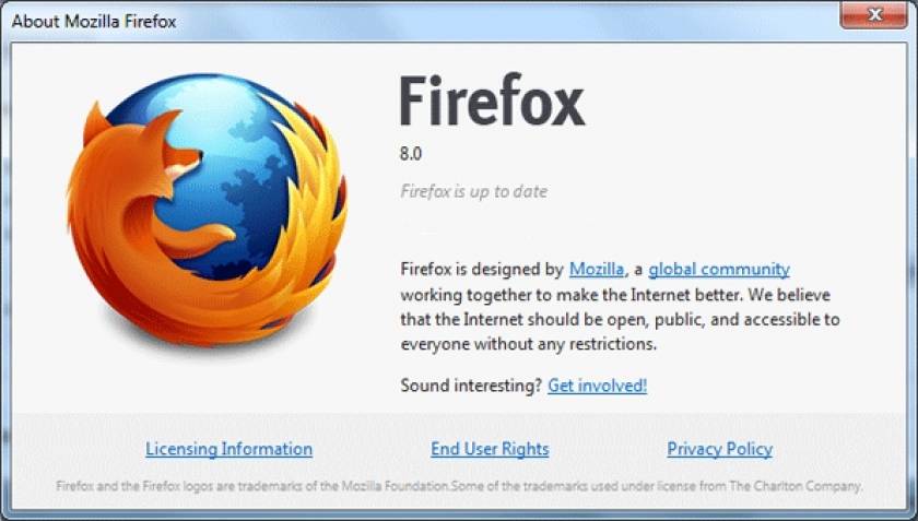 Ο Firefox έφτασε τα οχτώ...