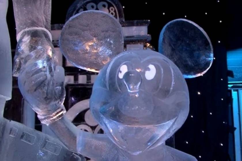 Οι ήρωες του Disney φτιαγμένοι από πάγο