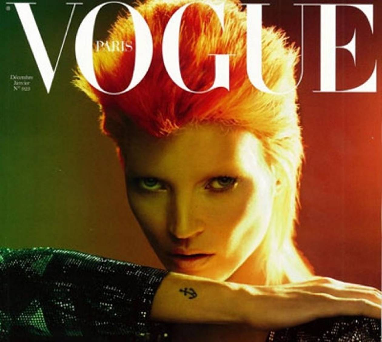 H Moss μεταμορφώνεται σε David Bowie για τη Vogue
