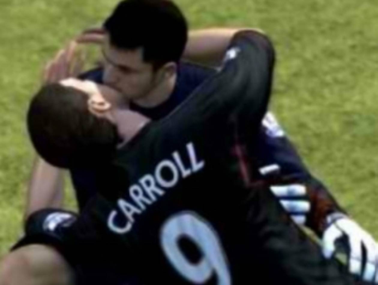 Απίστευτο FAIL στο FIFA 12 – Παίκτες φιλιούνται στο στόμα!