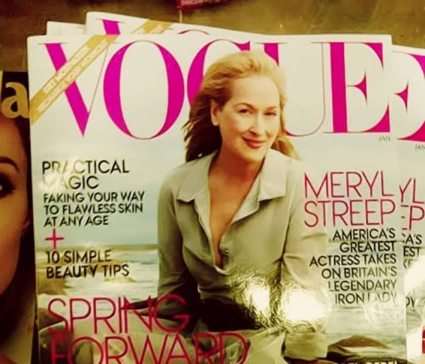 To πρώτο εξώφυλλο της Meryl Streep στη Vogue