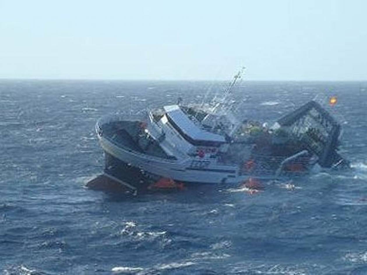 Βυθίστηκε τούρκικο πλοίο στη Σάμο