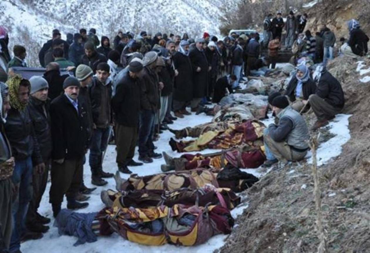 Αντιδράσεις για τους νεκρούς Κούρδους στην Τουρκία