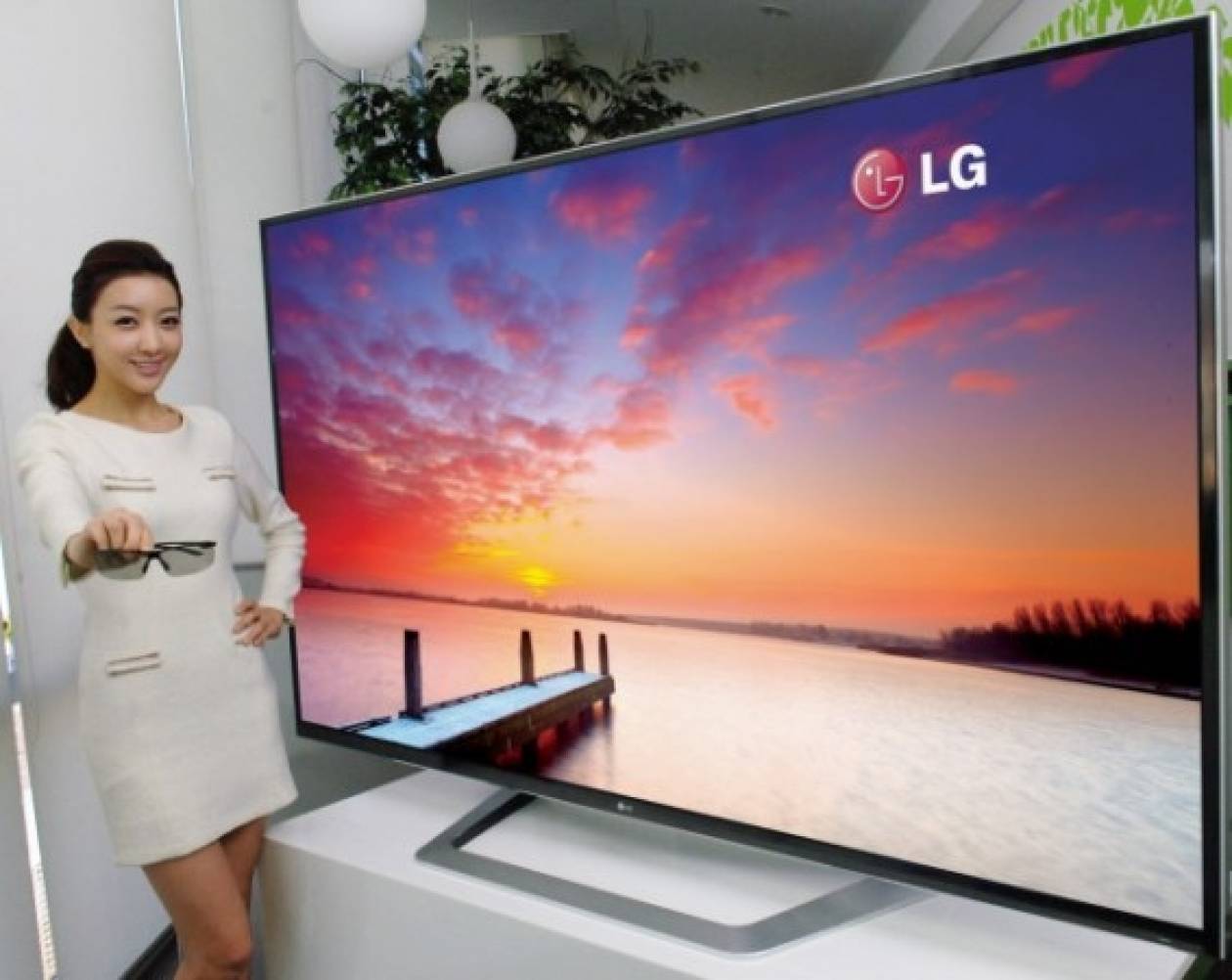 Η μεγαλύτερη 3D τηλεόραση από την LG