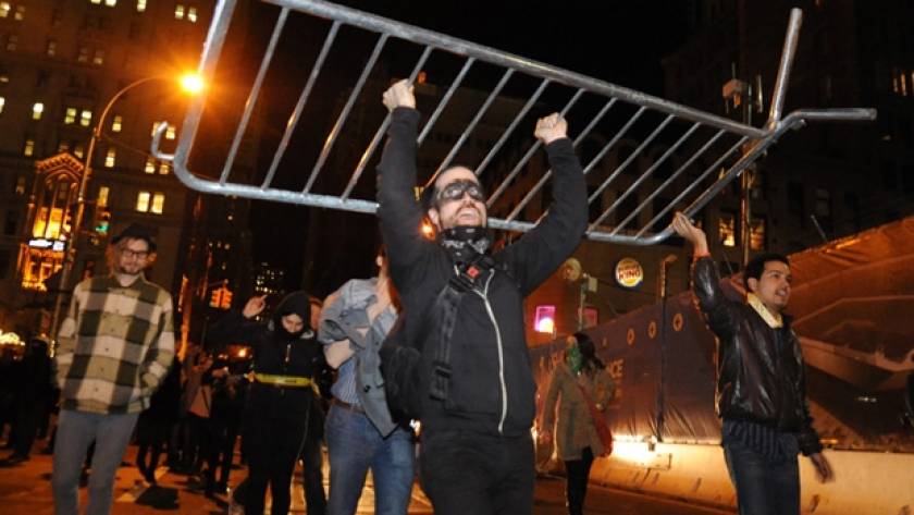 Επεισόδια και συλλήψεις διαδηλωτών στη Νέα Υόρκη