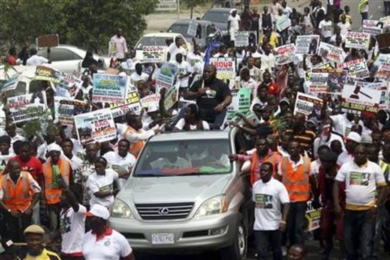Αδιέξοδο στις συνομιλίες των συνδικάτων με τον πρόεδρο της Νιγηρίας