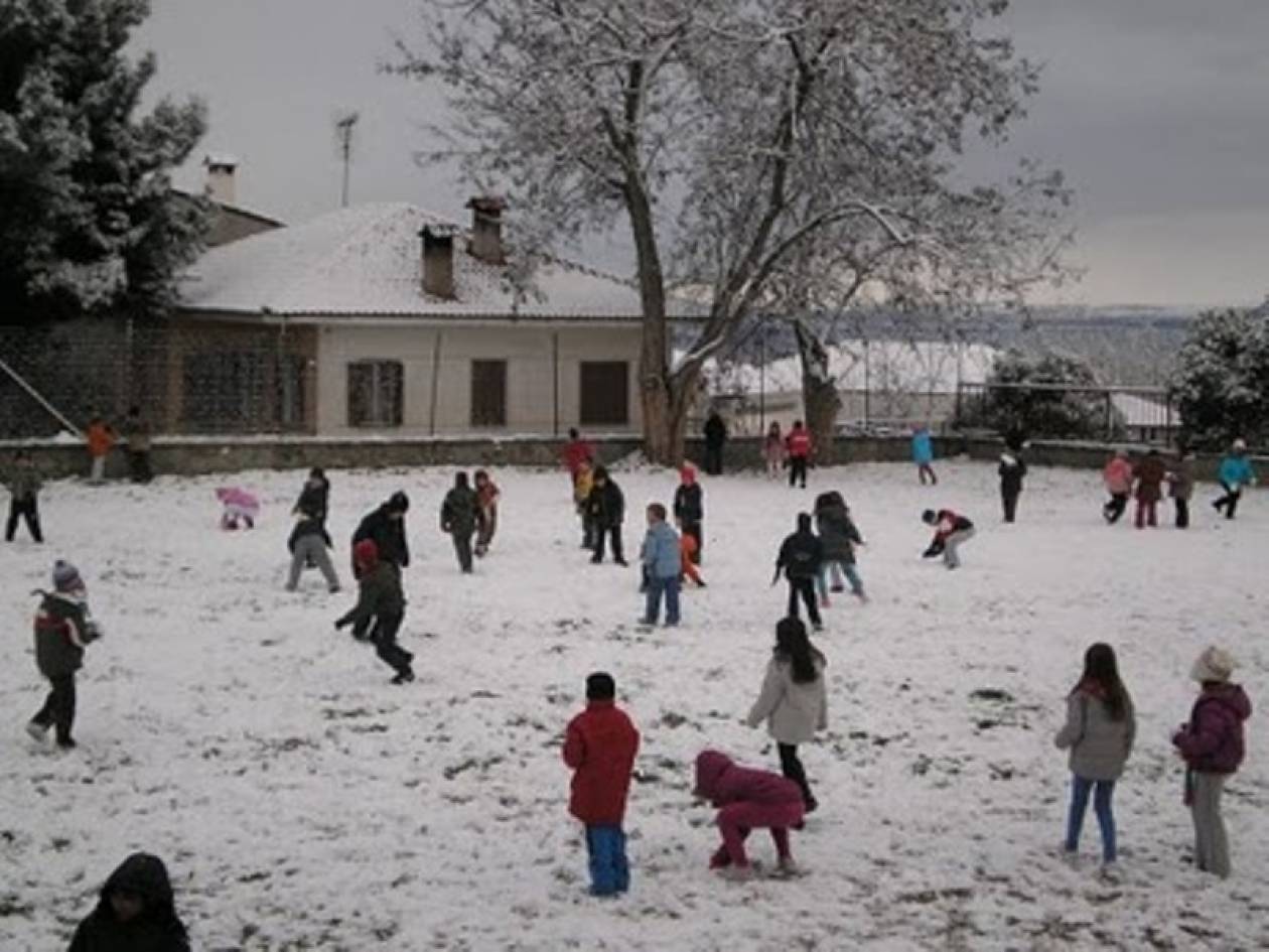 Κλειστά σχολεία λόγω παγετού