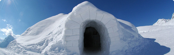 Ένα ξενοδοχείο φτιαγμένο από χιόνι