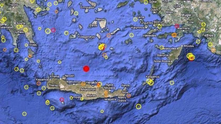 Δυνατός σεισμός στη νότια Ελλάδα