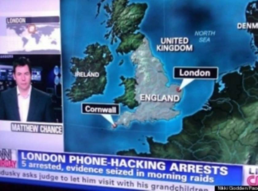 Το CNN δεν ξέρει που είναι το Λονδίνο!