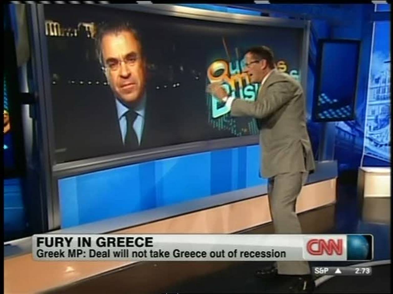 Ντινόπουλος: Τα «έχωσε» σε Μερκοζί μέσω CNN