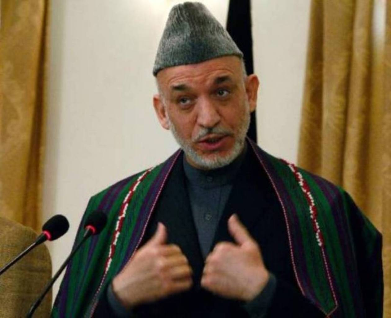 Χ. Καρζάι: Η Καμπούλ συμμετέχει στις συνομιλίες των ΗΠΑ- Ταλιμπάν