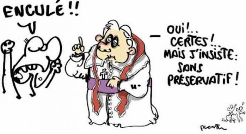 Σάλος από το σκίτσο που δείχνει τον Πάπα να αποπλανεί παιδί