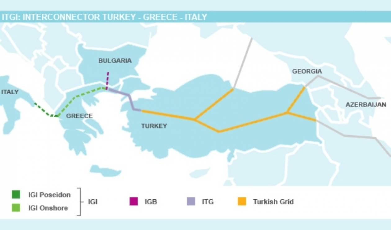 Αποκλείστηκε ο αγωγός Τουρκίας-Ελλάδας-Ιταλίας