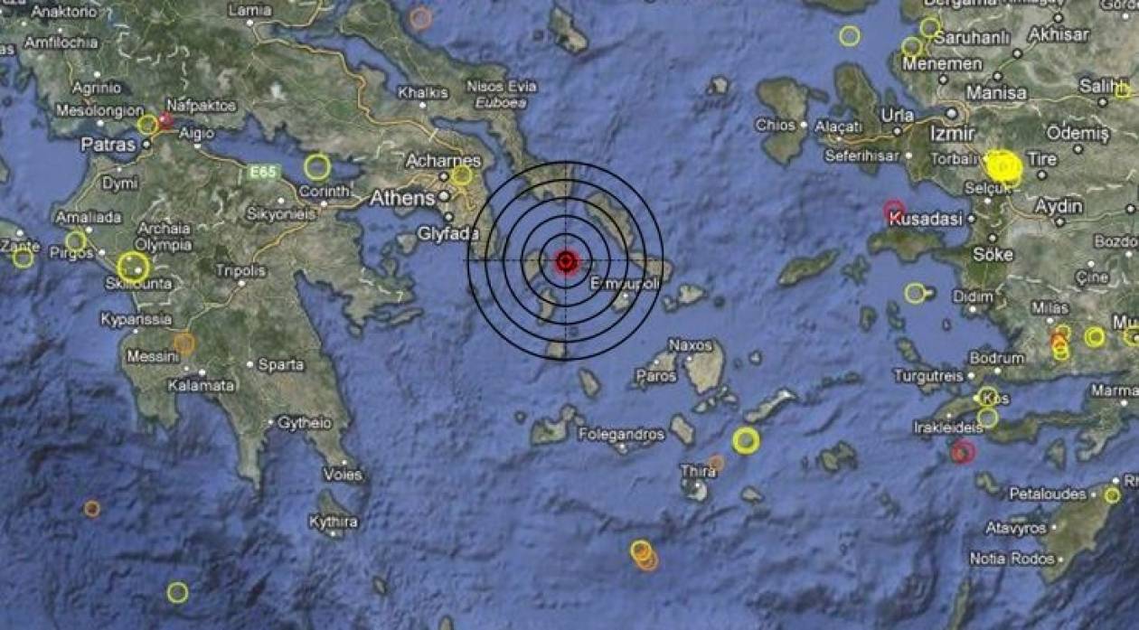 Σεισμός 3,5 Ρίχτερ στην Κέα