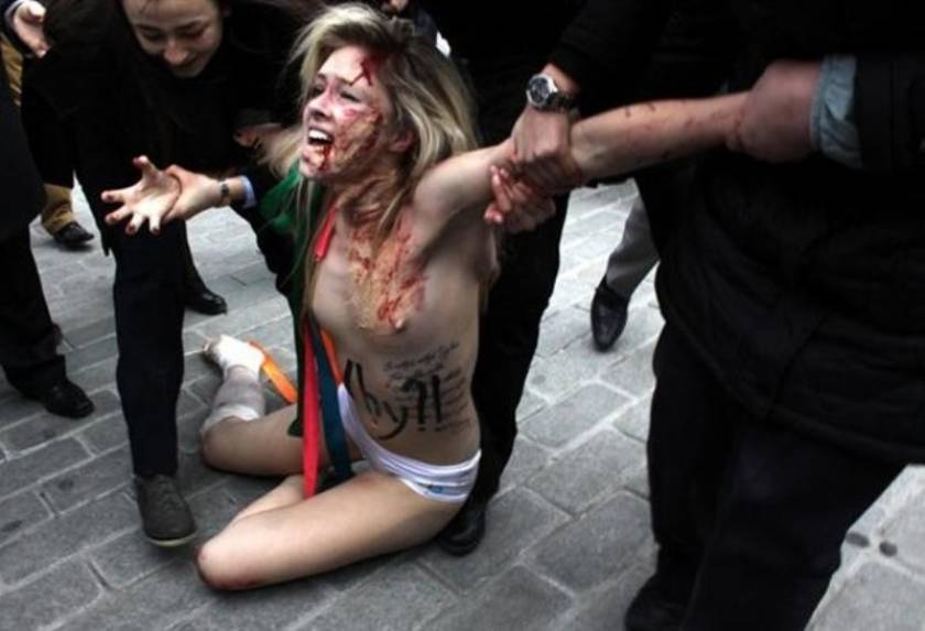 Την τουρκική αστυνομία καταγγέλλουν οι Ουκρανές FEMEN