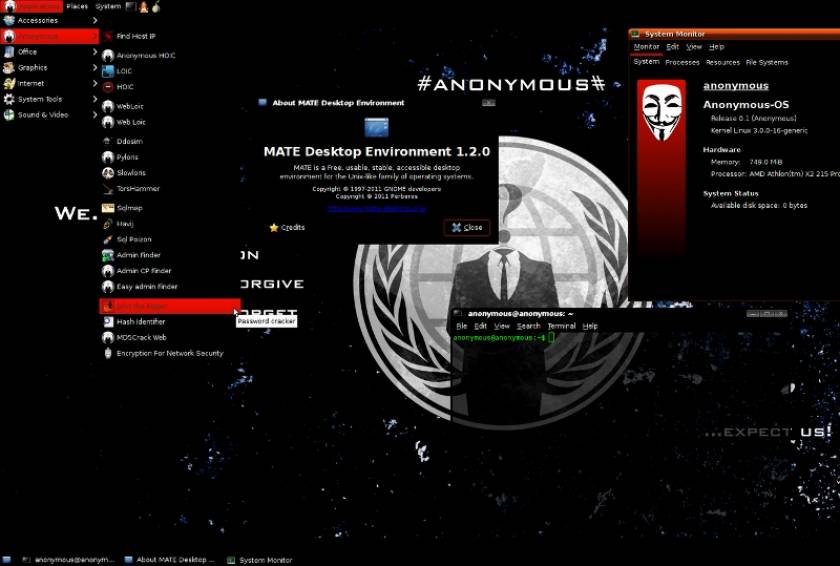 Οι Anonymous μπαίνουν δυναμικά στα λειτουργικά συστήματα