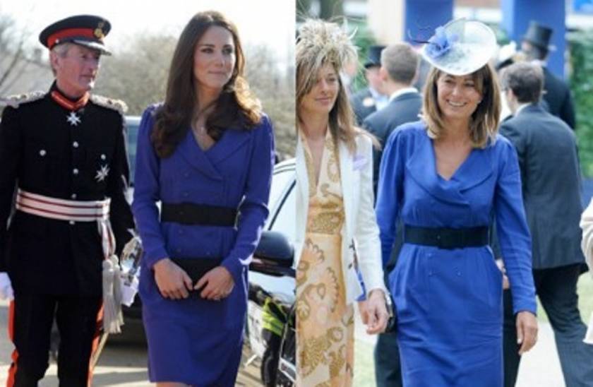 H Kate Middleton κλέβει τα ρούχα της μαμάς της!