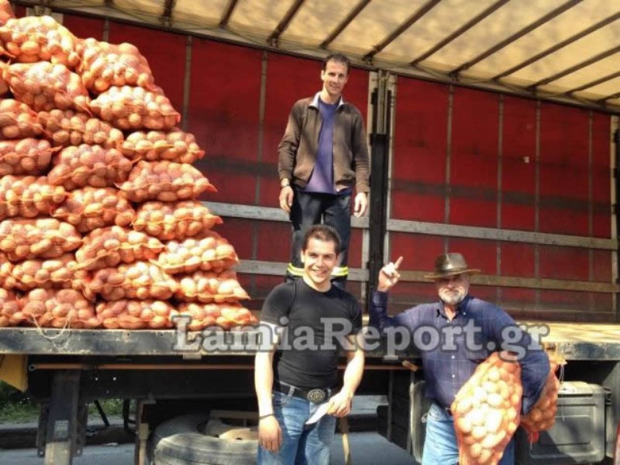Λαμία: Πυροσβέστες έφεραν πατάτες από το Νευροκόπι
