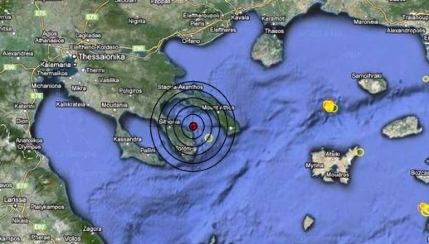Σεισμός 3,3 Ρίχτερ στον Σιγγιτικό κόλπο