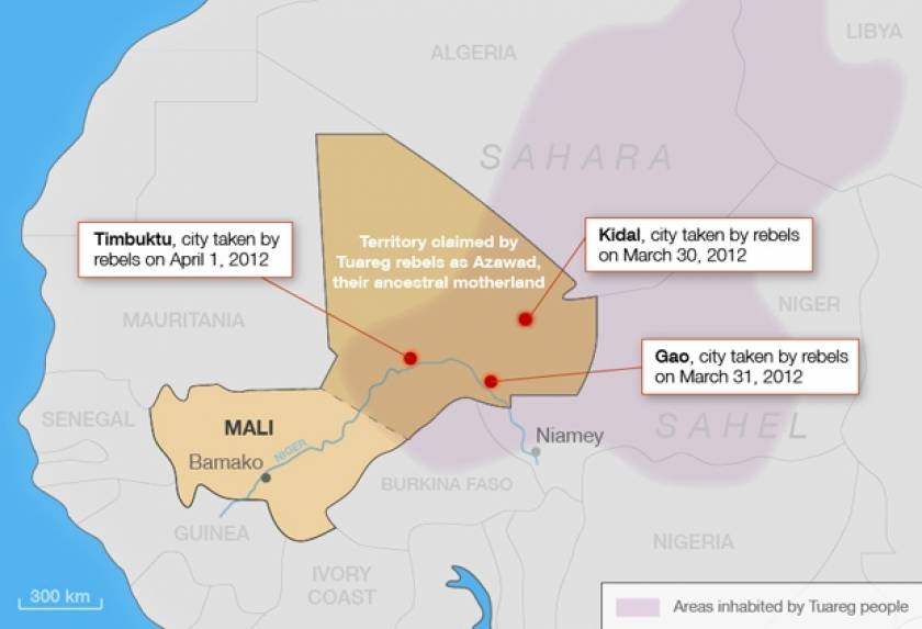Οι Τουαρέγκ ανεξαρτητοποίησαν το βόρειο τμήμα του Μάλι!