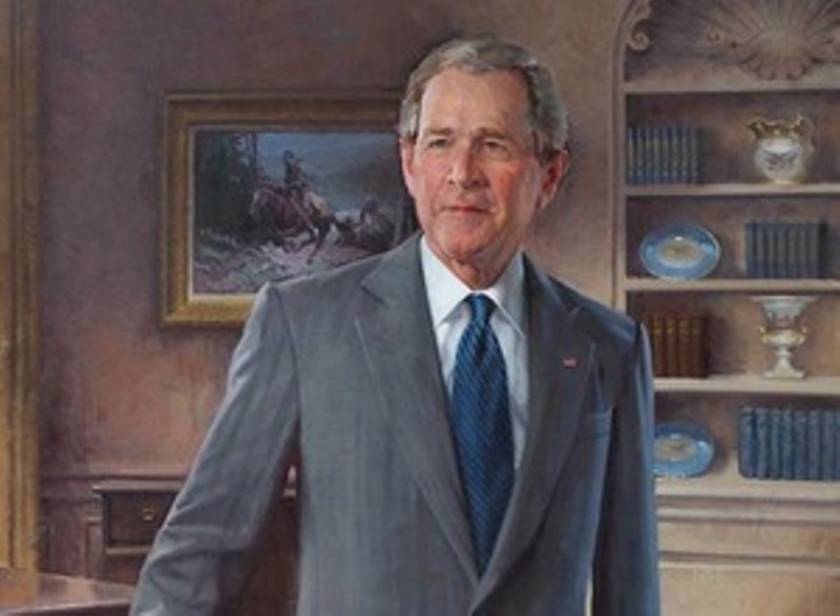 Αποκαλυπτήρια για το πορτρέτο του Τζορτζ Μπους στο Λευκό Οίκο