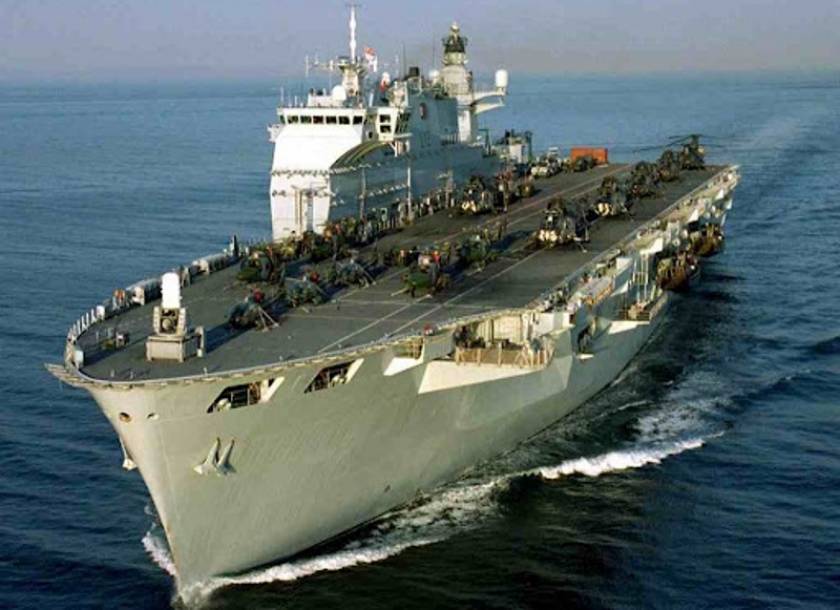 Ολυμπιακοί Αγώνες: «Αστακός» η Βρετανία, έφτασε το HMS Ocean