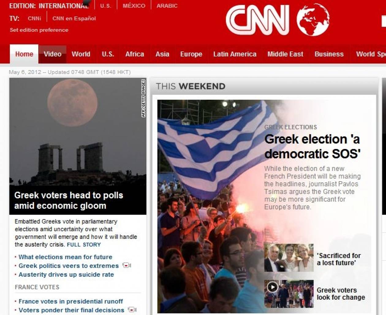 Βουλευτικές εκλογές 2012: Tα ξένα media για την Ελλάδα