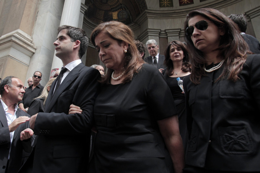 Ποιοι ήταν στην κηδεία της Μαρίκας Μητσοτάκη (ΦΩΤΟ)