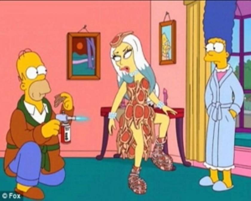 Η Lady Gaga στους Simpsons!