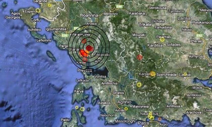 Σεισμός 3,2 Ρίχτερ στην Άρτα
