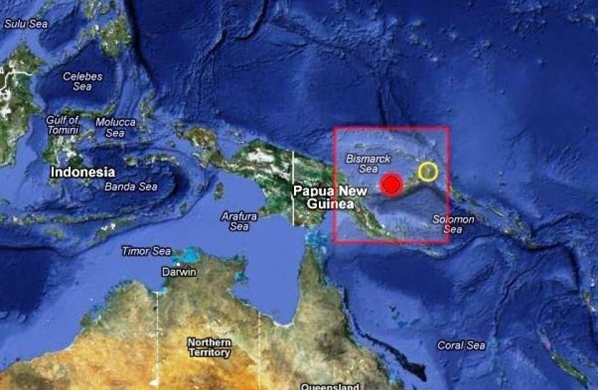 Σεισμός 5,8 Ρίχτερ στη Παπούα - Νέα Γουινέα