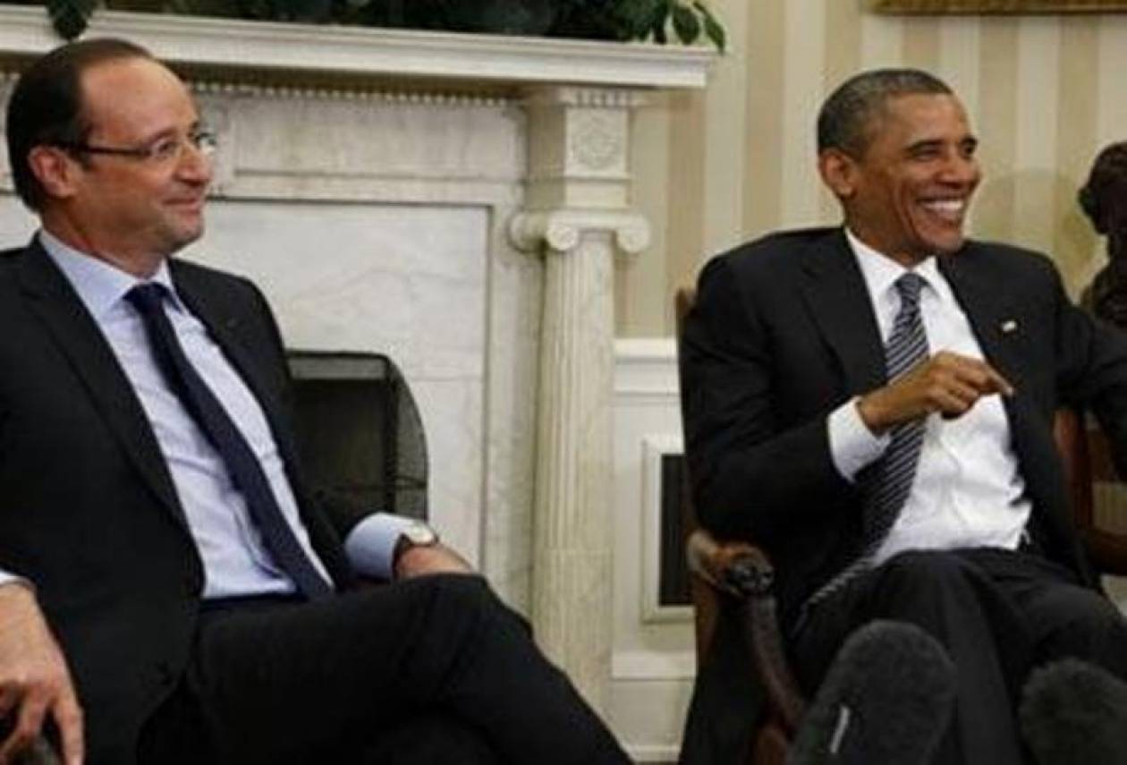 Ομπάμα προς Ολάντ: Μπορείς να βγάλεις τη γραβάτα σου…