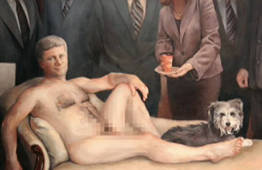 Γυμνός σε πίνακα ζωγραφικής ο Καναδός πρωθυπουργός!