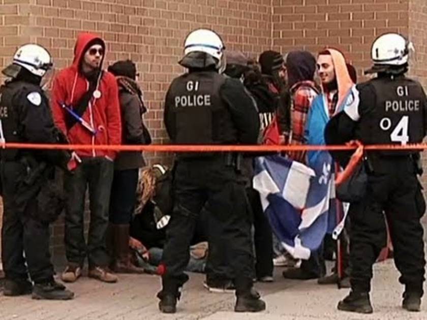 Ταραχές και συλλήψεις στον Καναδά