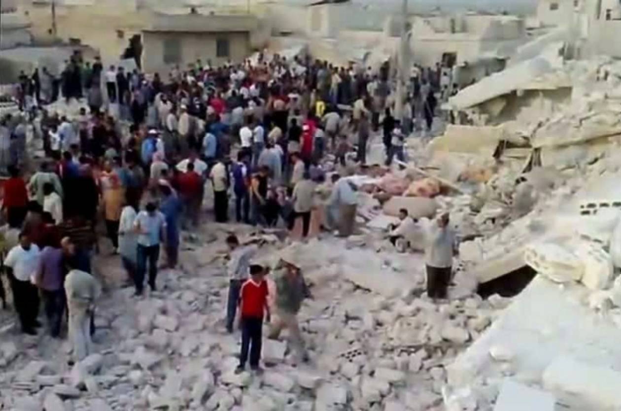 Τριάντα νεκροί από βομβαρδισμούς στην πόλη Χάμα της Συρίας