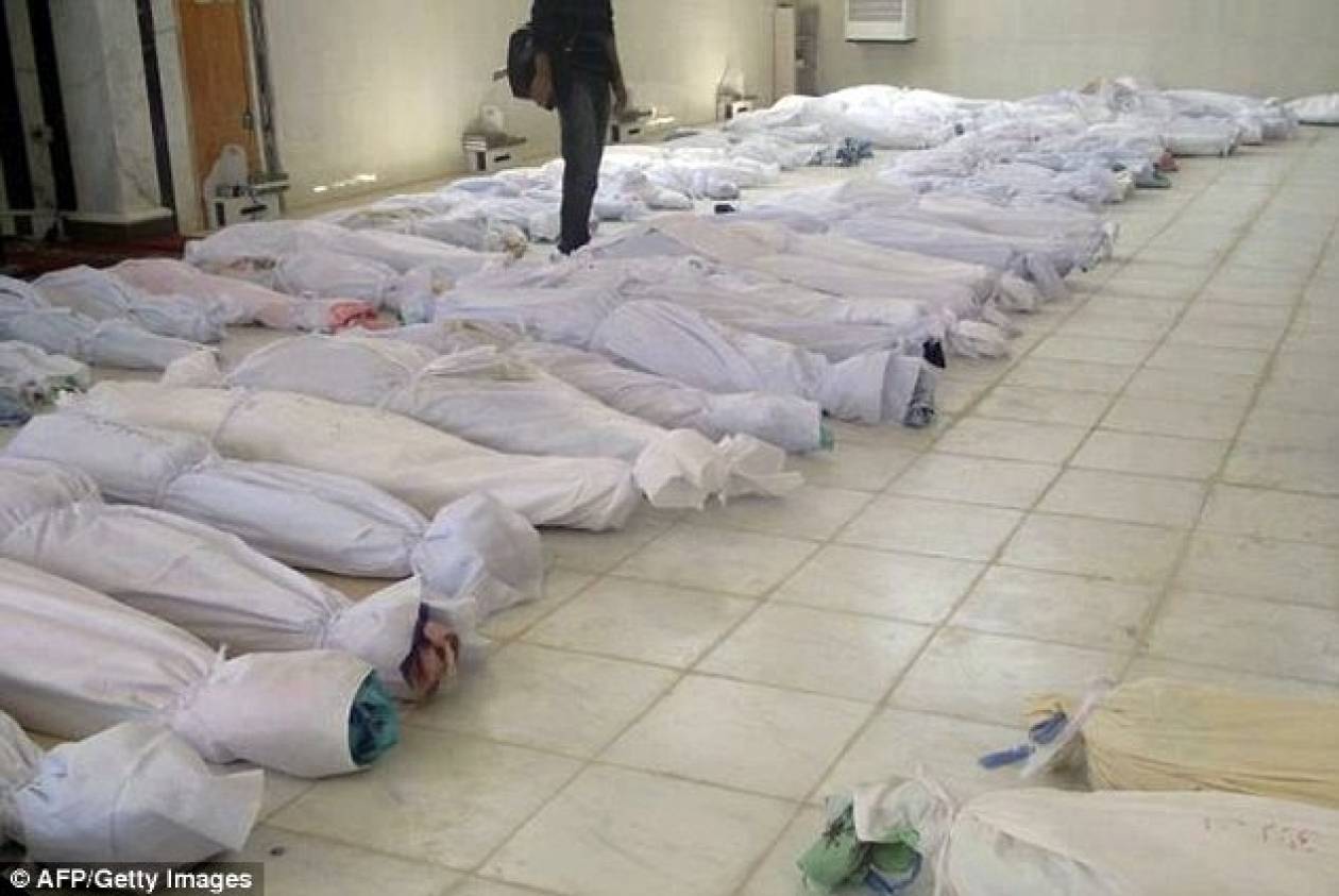 Εικόνες σοκ με νεκρά παιδιά από την σφαγή στην Συρία (φωτο)