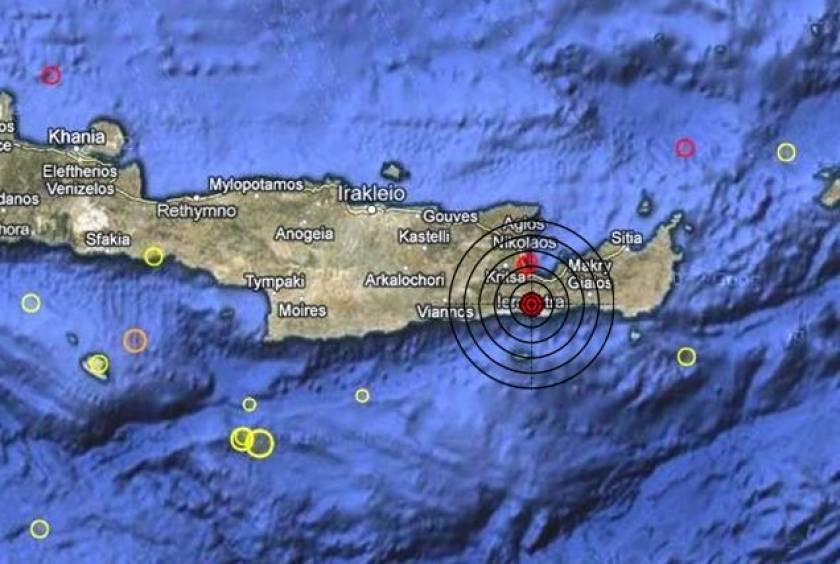 Σεισμός 3,6 Ρίχτερ στην Ιεράπετρα